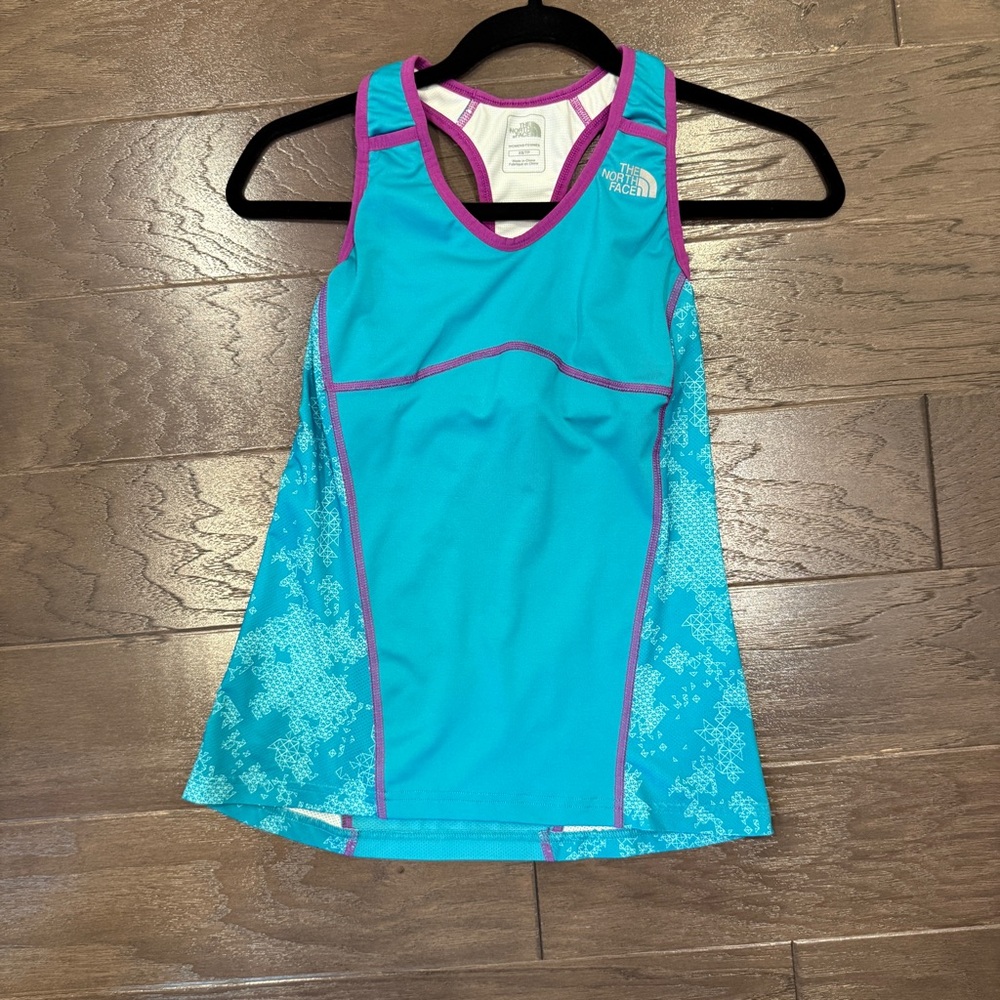 The North Face VaporWick Racerback Swim Tank – XS Y2K Retro Magenta Trim